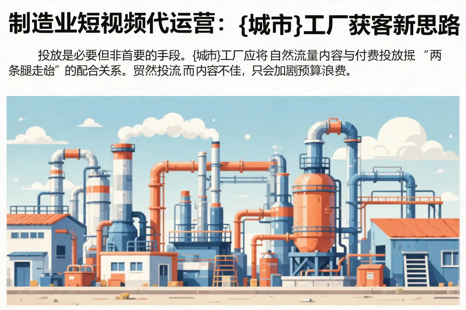 制造业短视频代运营：阜宁工厂获客新思路